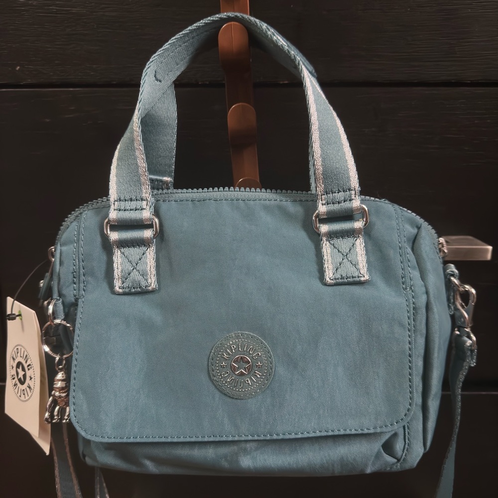 KIPLING HB7203 Zeva Small , Ocean Teal Color. Brand New with tag: